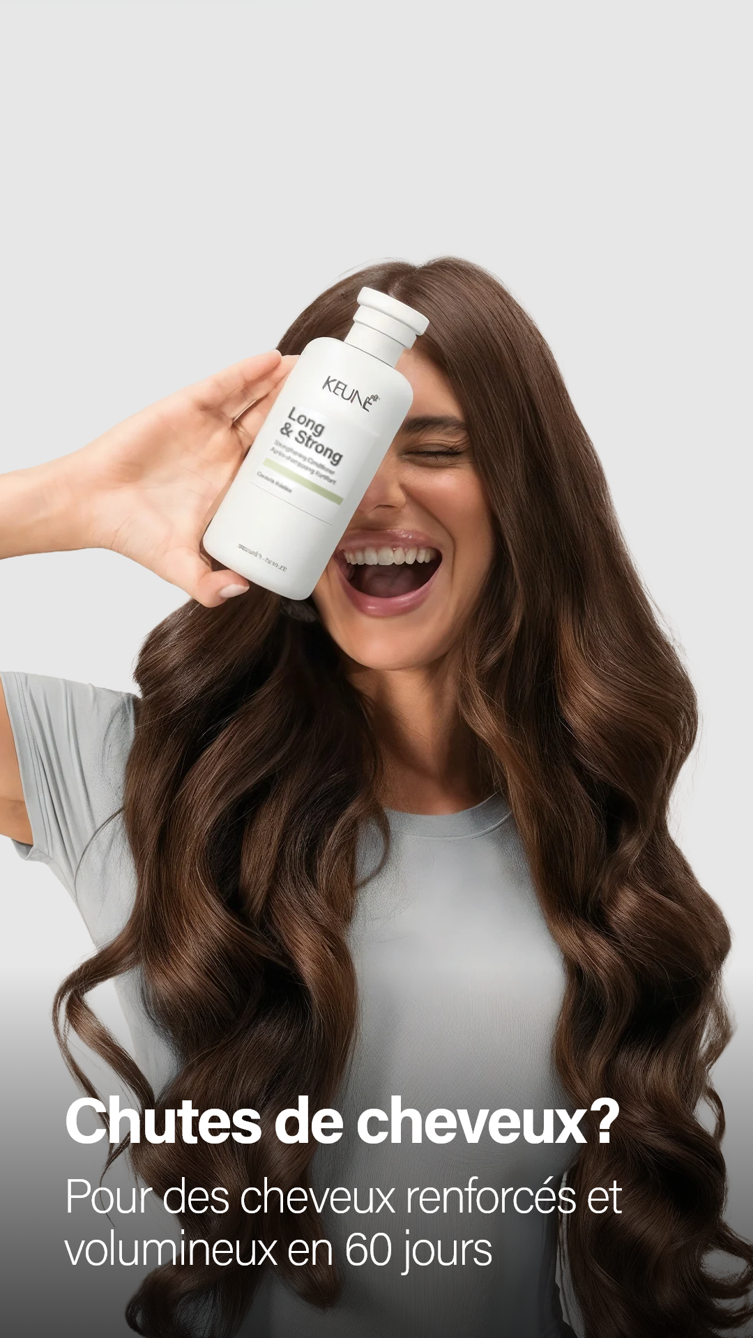 Coffret et produits de soins capillaires pour des cheveux forts